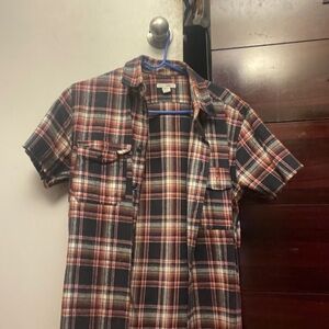 Men's Plaid Short Sleeve Shirt